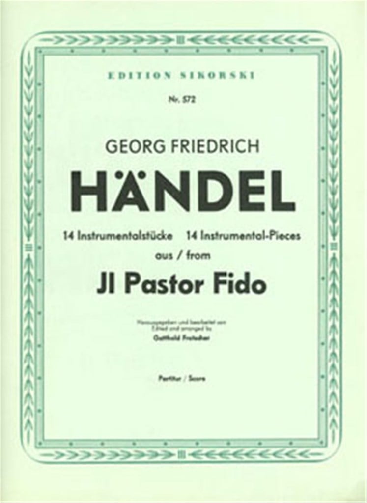 14 Instrumentalstücke aus 'Il pastor fido'